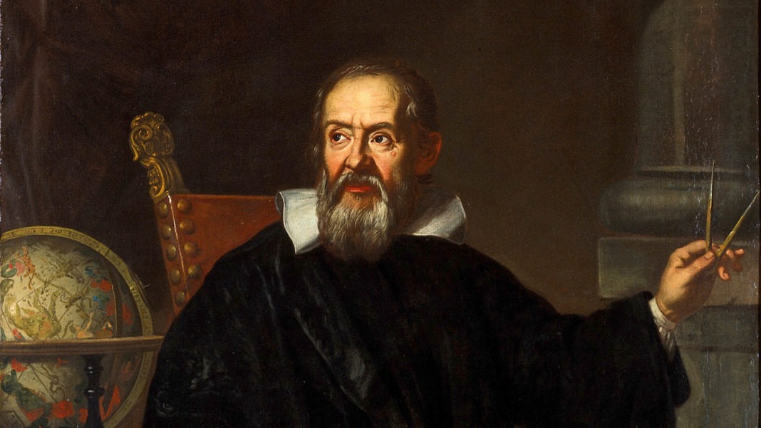 Galileo Galilei (1564-1642). Oil painting by an Italian pain