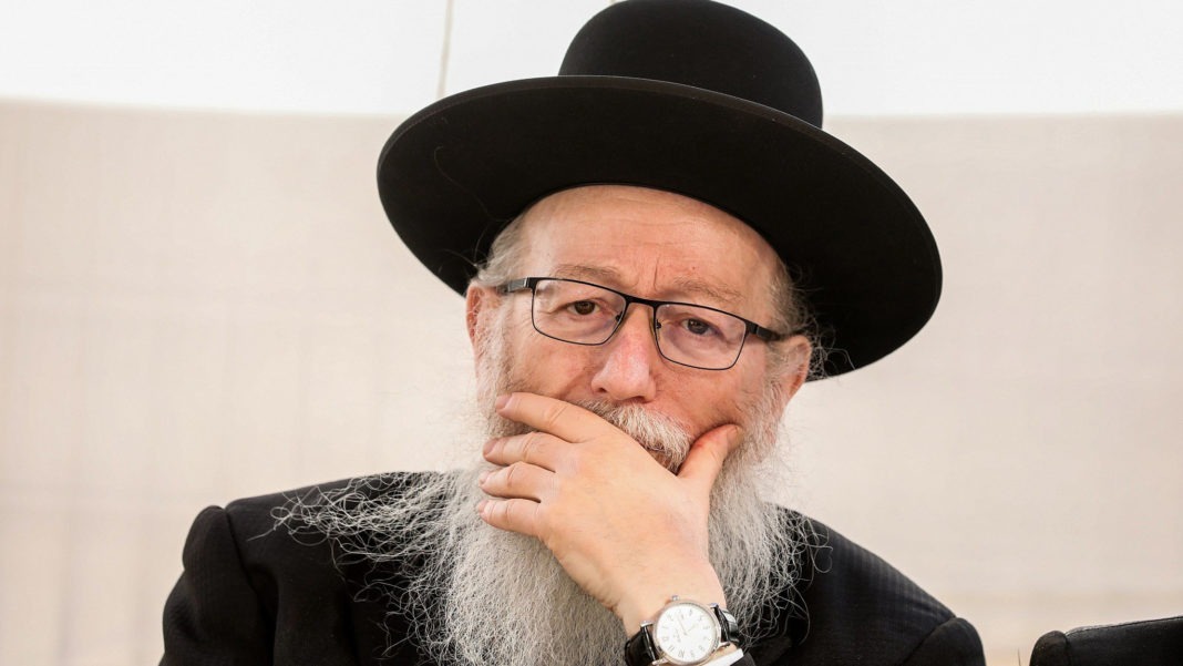 Yaakov Litzman, governo israeliano - Foto Twitter